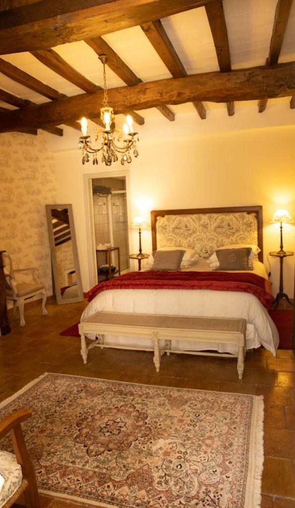 Le Logis Saint Victor Hotel Coufouleux Eksteriør billede